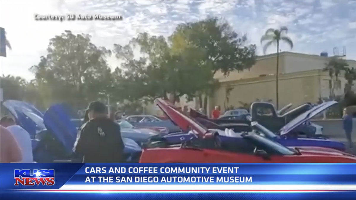 KUSI Spotlights May's Cars & Coffee
