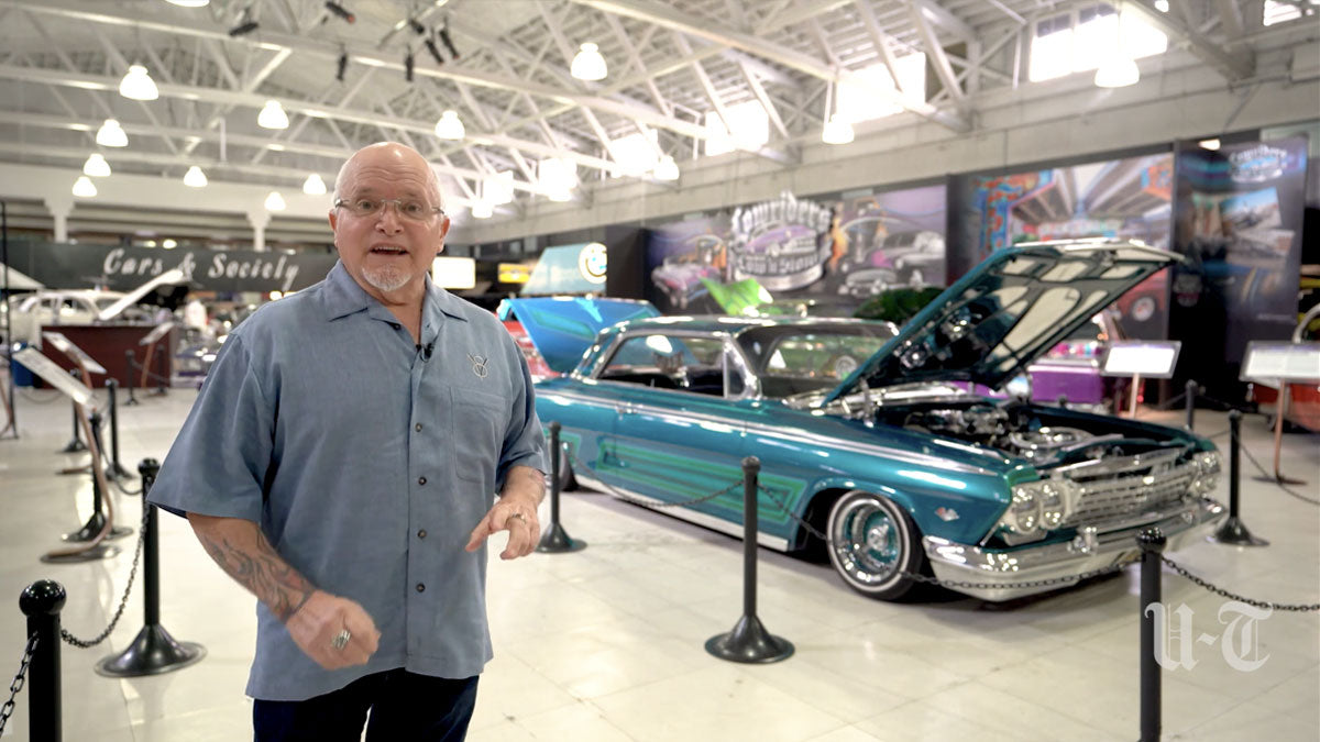 Five sport cars at the San Diego International Auto Show