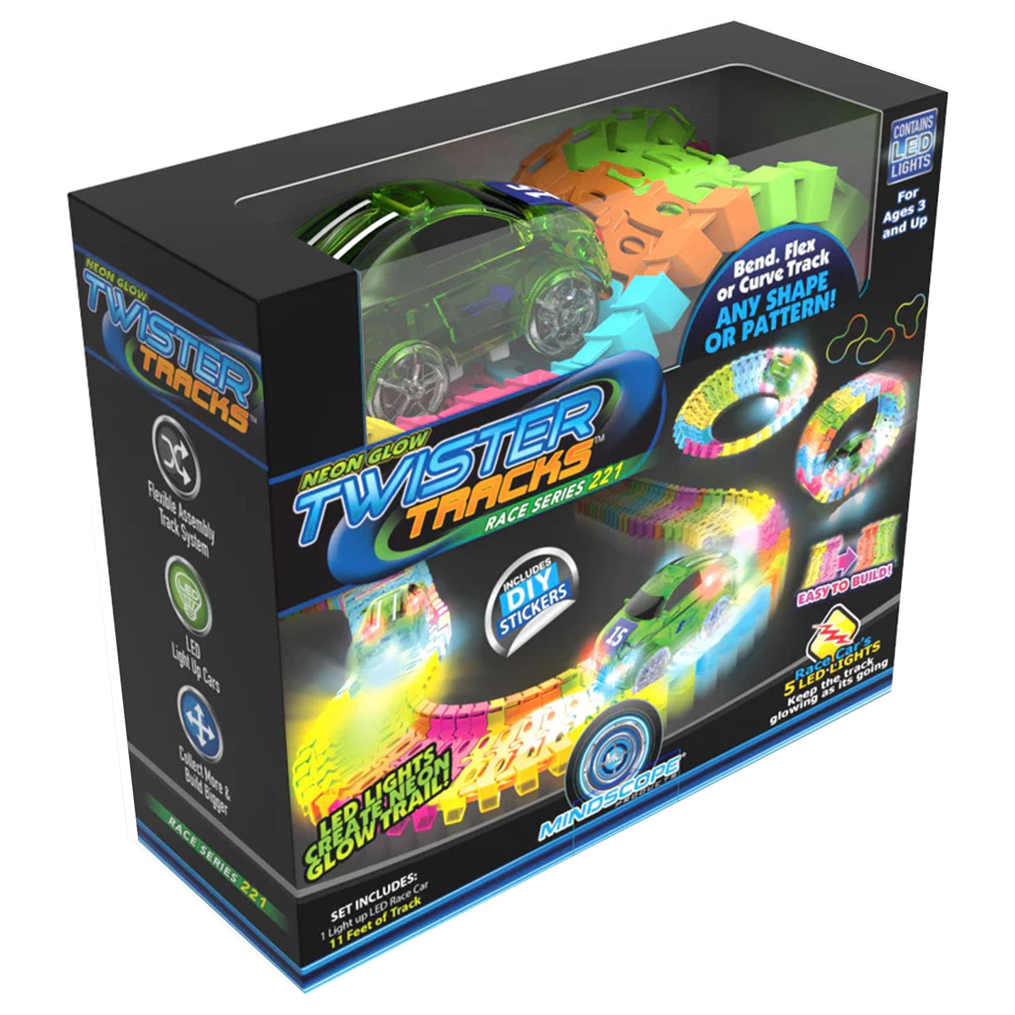 Twister Tracks Neon Glow Track