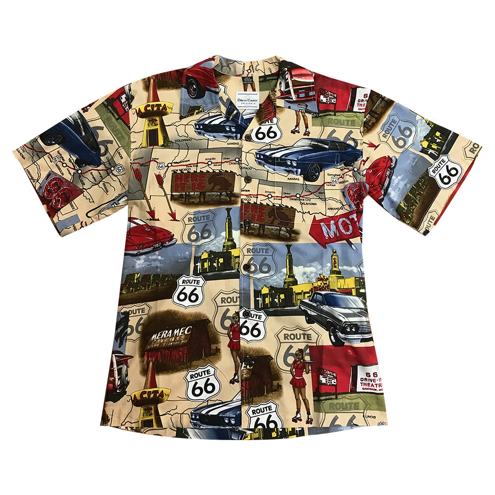 Route 66 Aloha Shirt